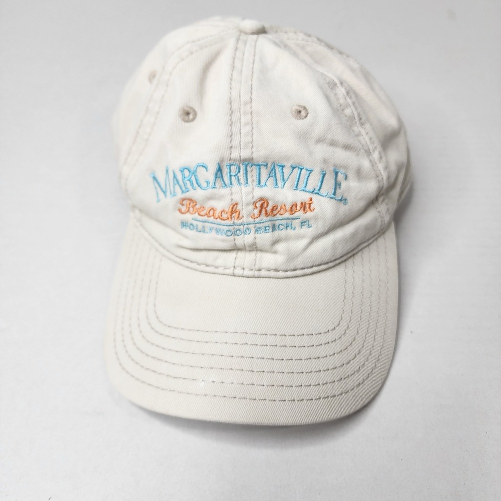 Margaritaville Beach Resort Hollywood Florida Ball-Cap Hat OSFA Adjustable Khaki